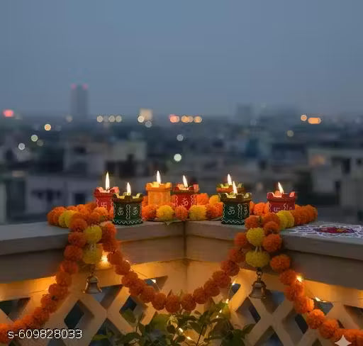 Diwali Tulsi Diya Set- Pack Of 8
